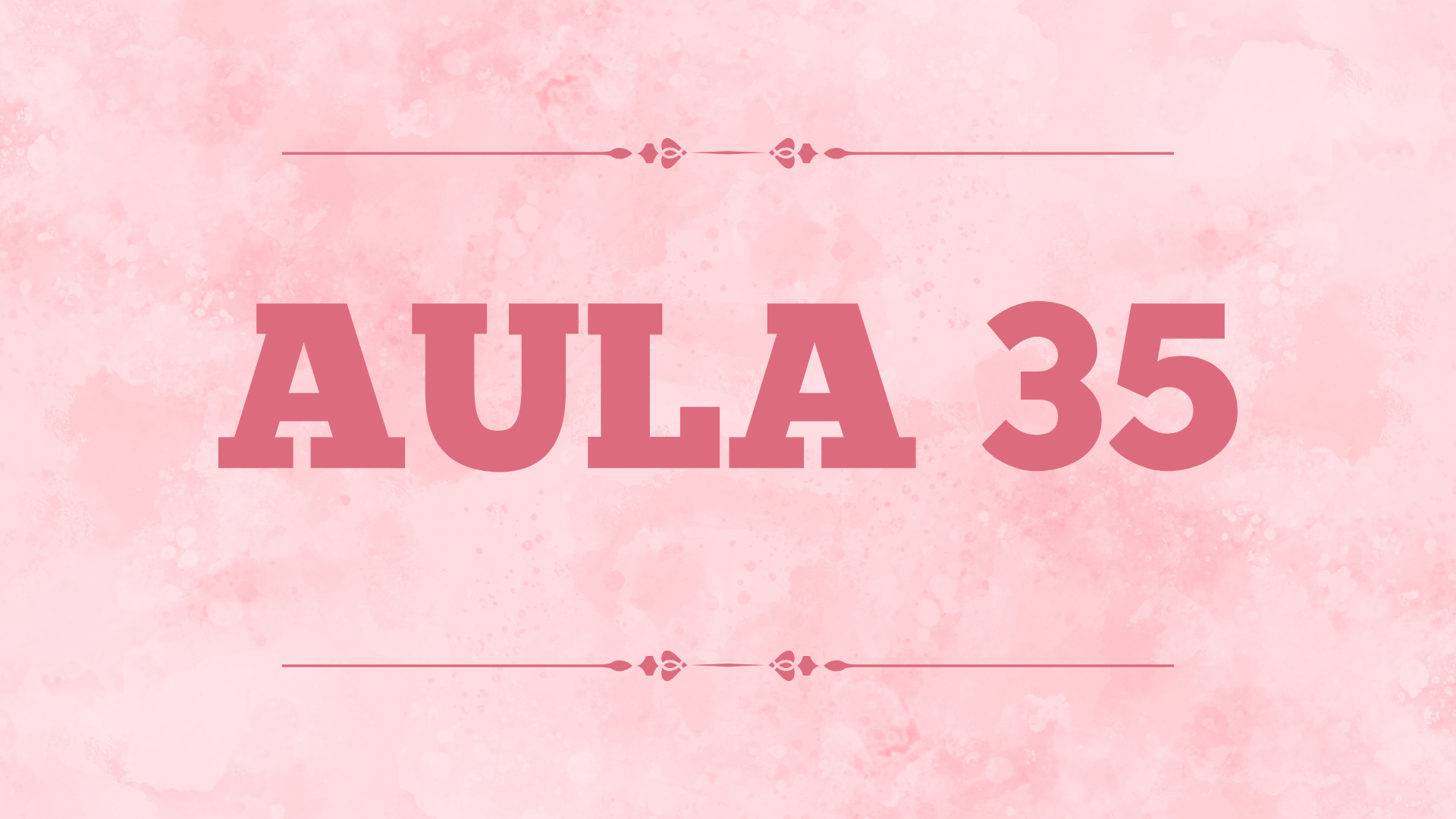 Capa da aula 35